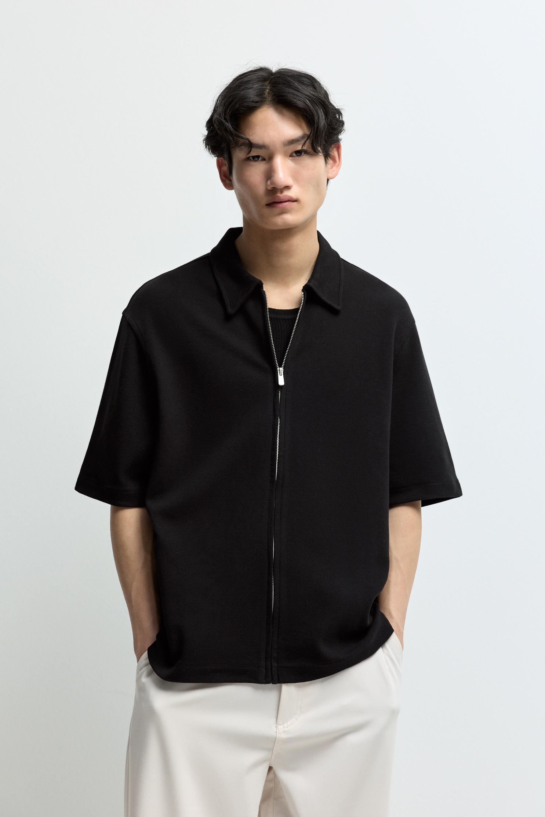 Camisa rústica cremallera