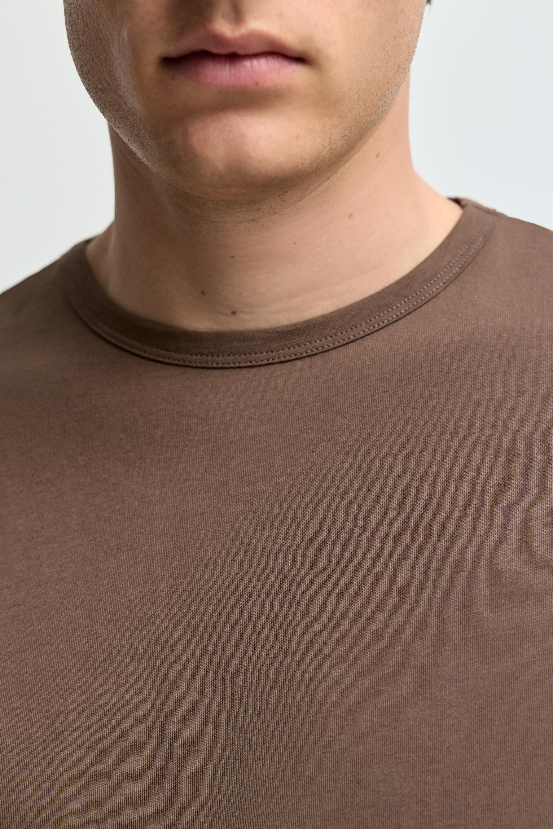 Texture T-shirt — DARK COPPER