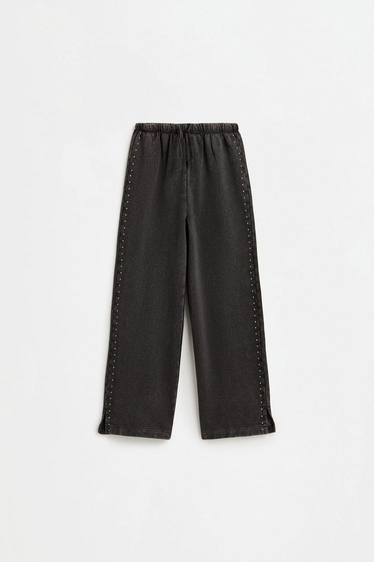 Studded culottes — ANTHRACITE GREY