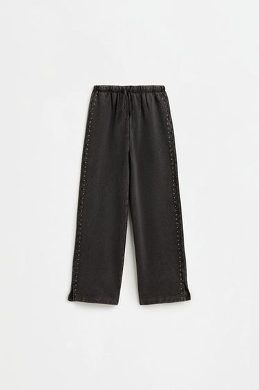 Studded culottes — ANTHRACITE GREY 1