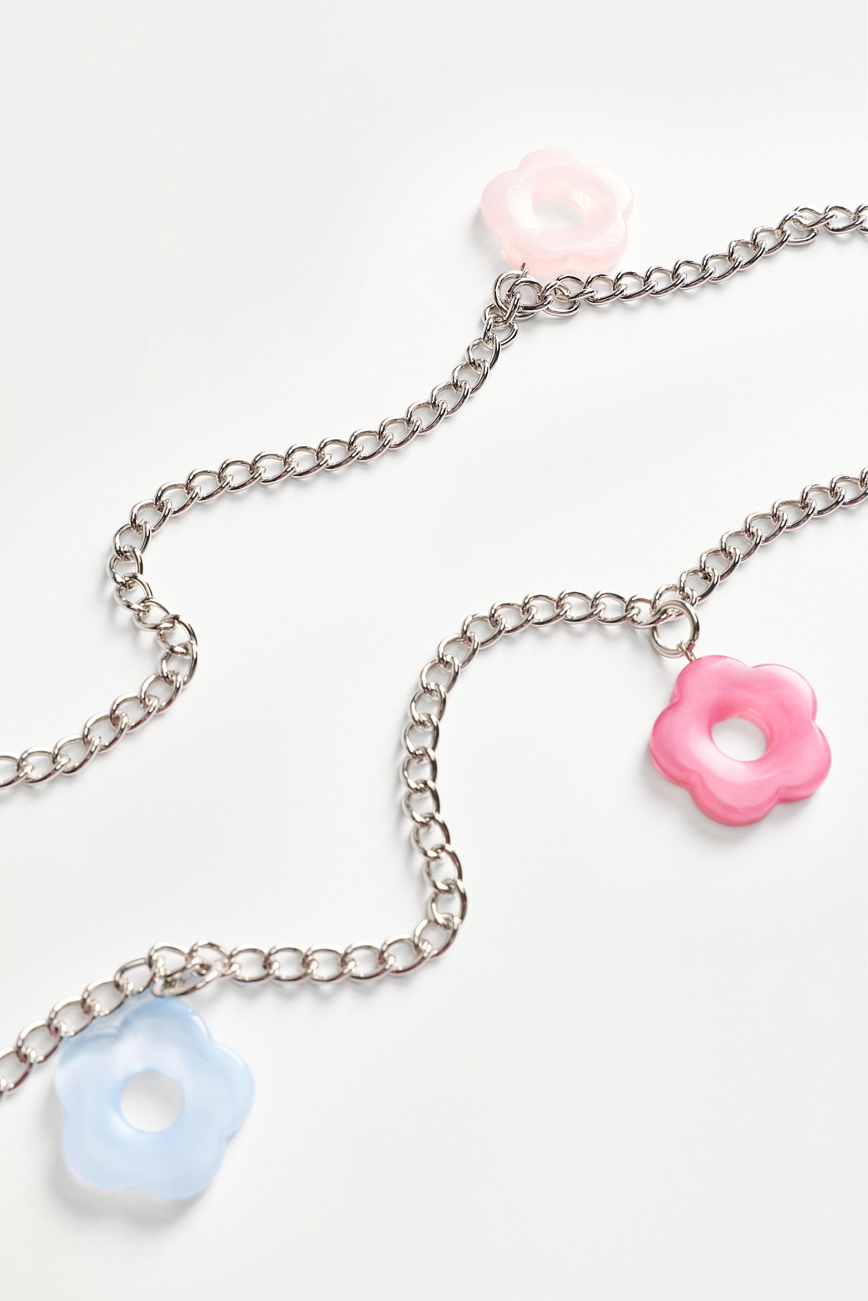 Flower chain belt — PINK TONES