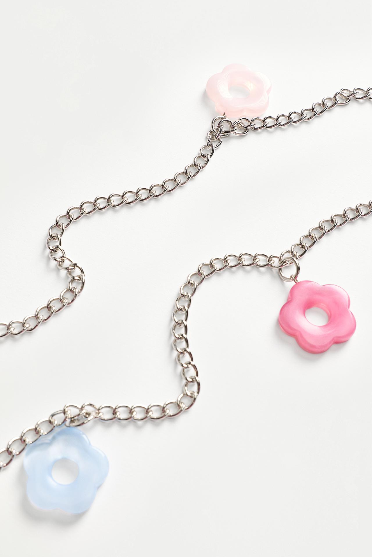 Flower chain belt — PINK TONES