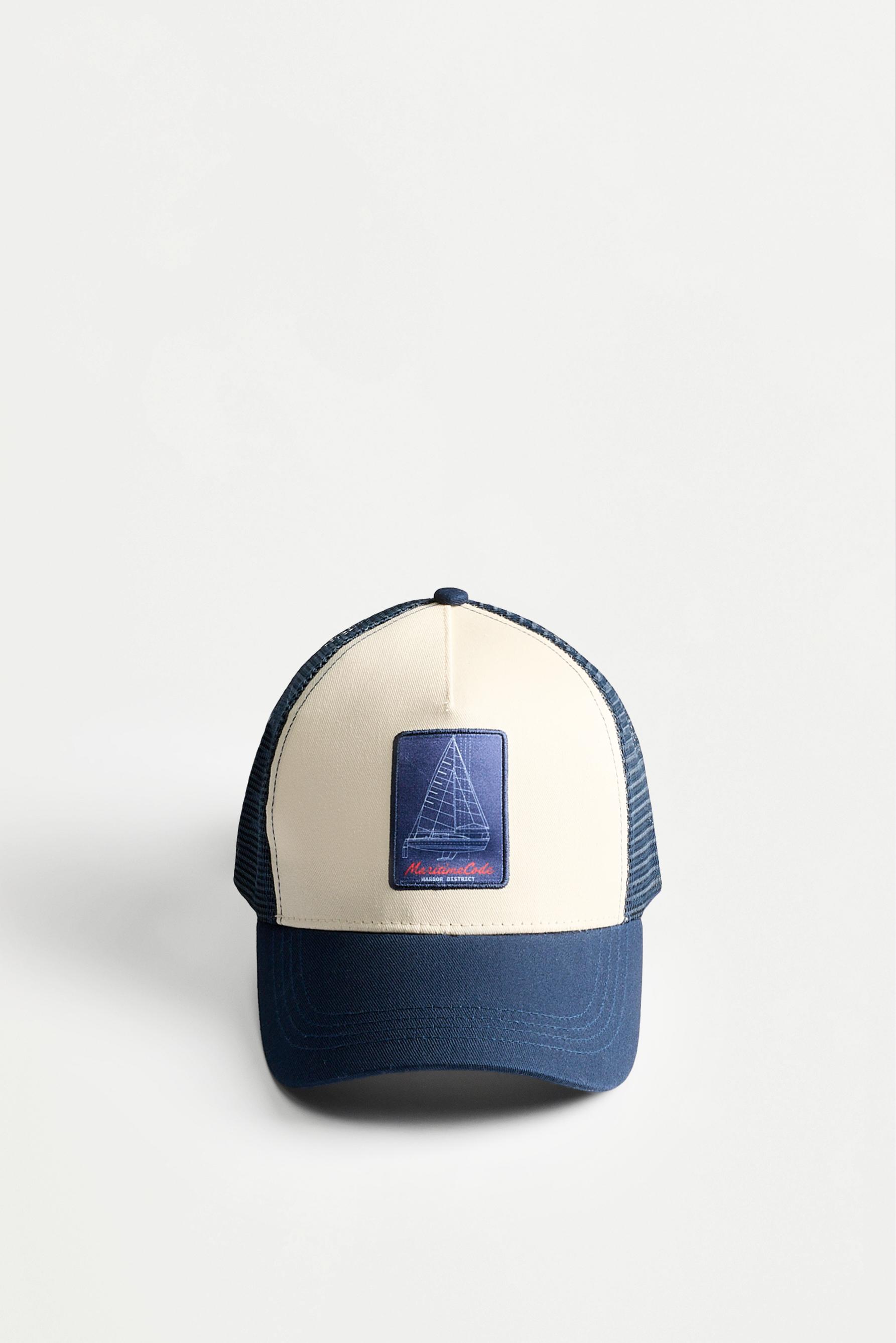 Mesh patch cap — DEEP BLUE