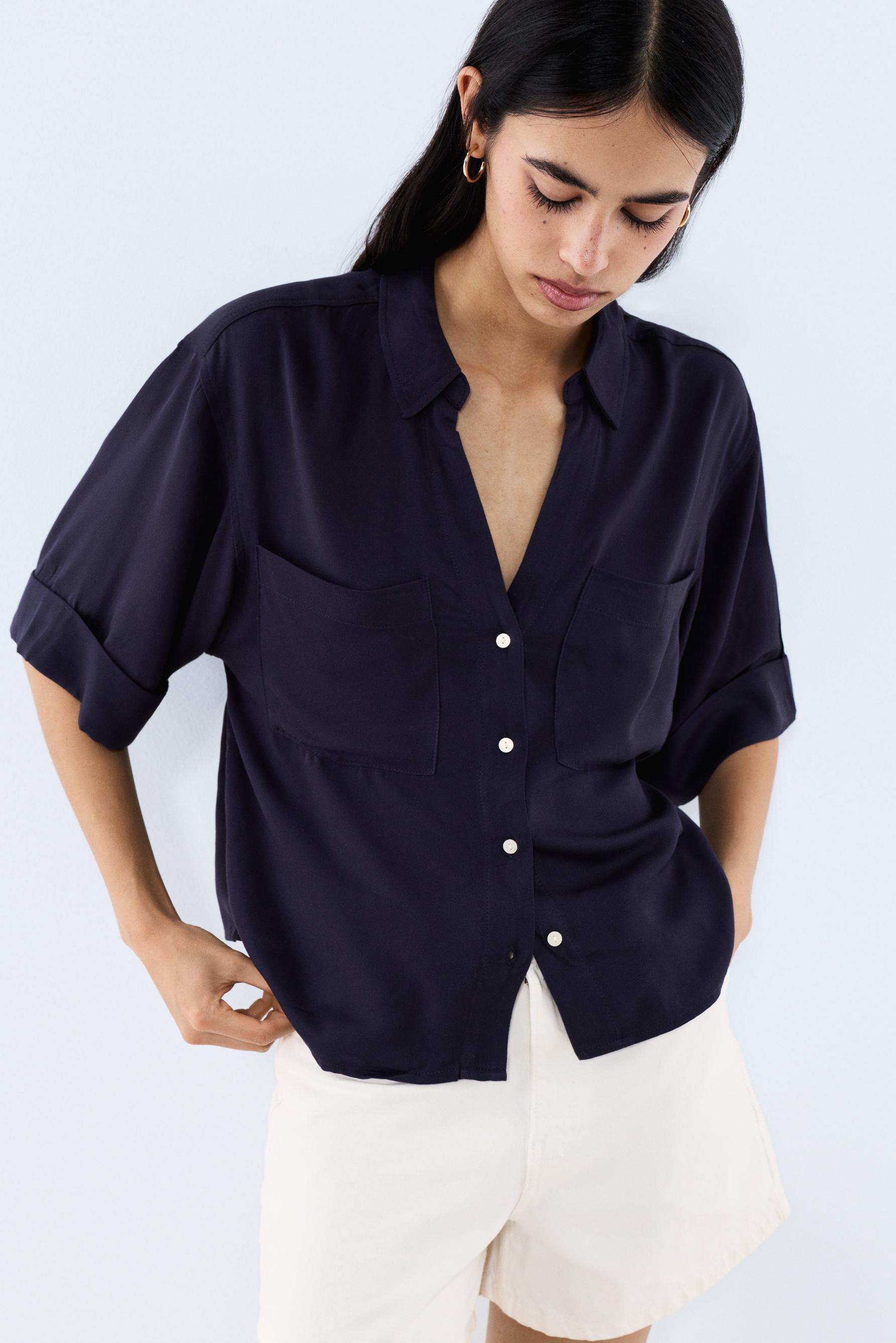 Camisa básica fluida