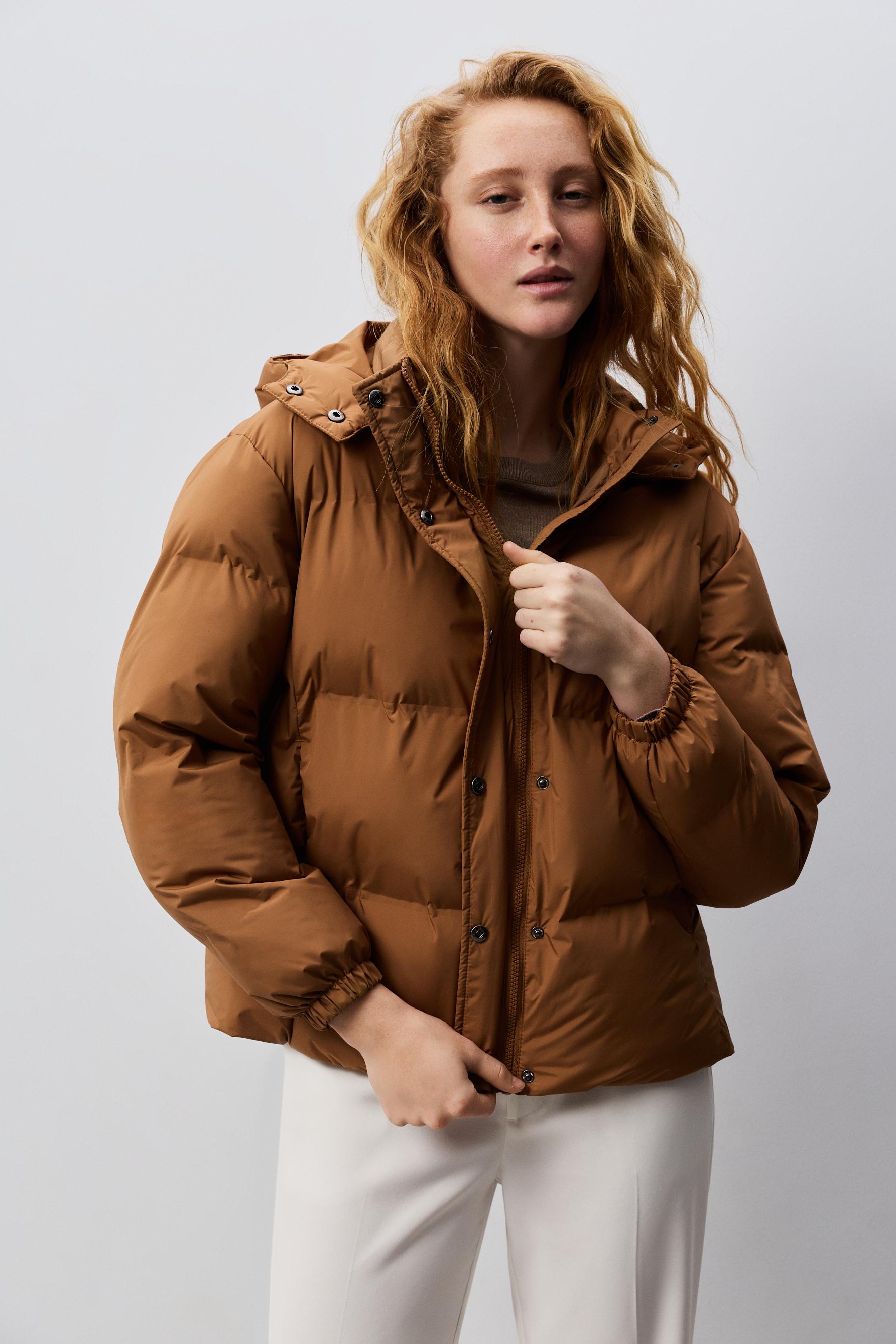 Chaqueta midi acolchada