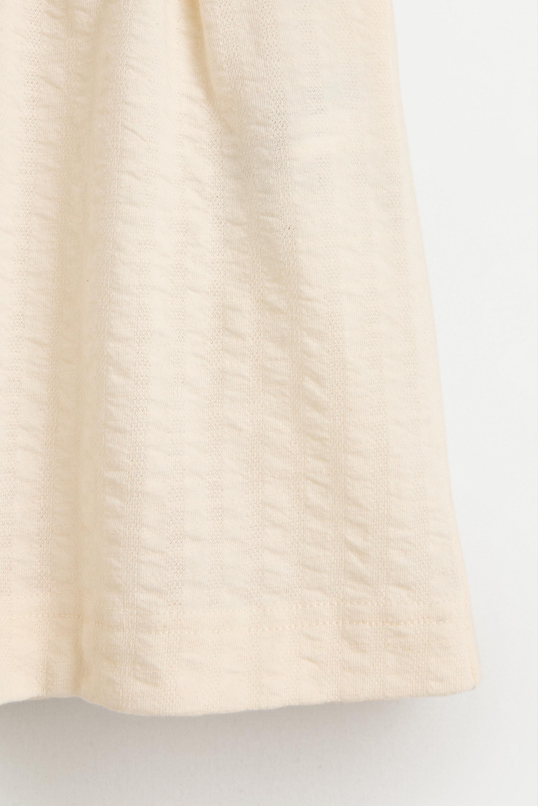 Bias cut shorts — ECRU