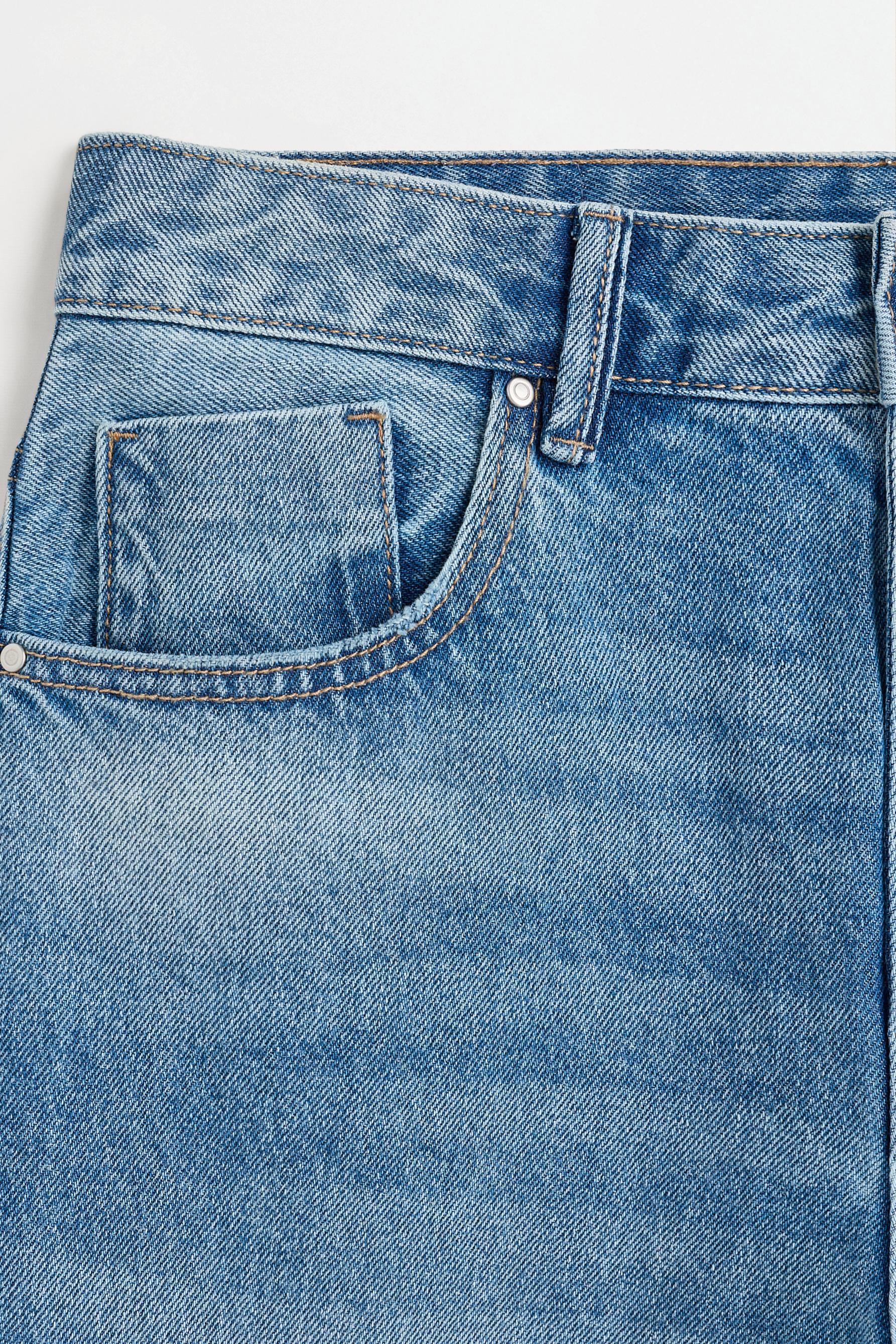 Marine culotte jeans — PALE INDIGO