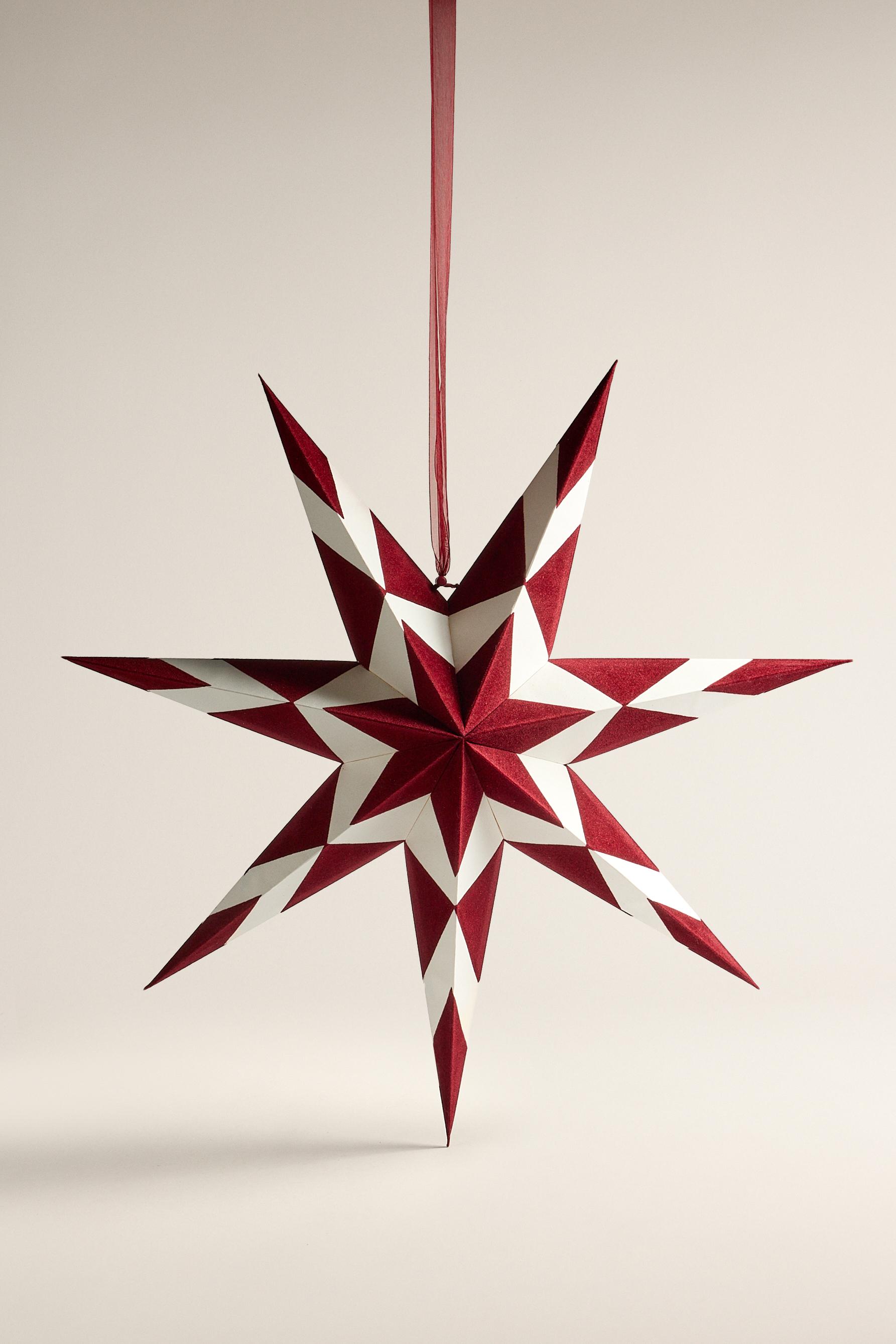 Estrella navideña decorativa