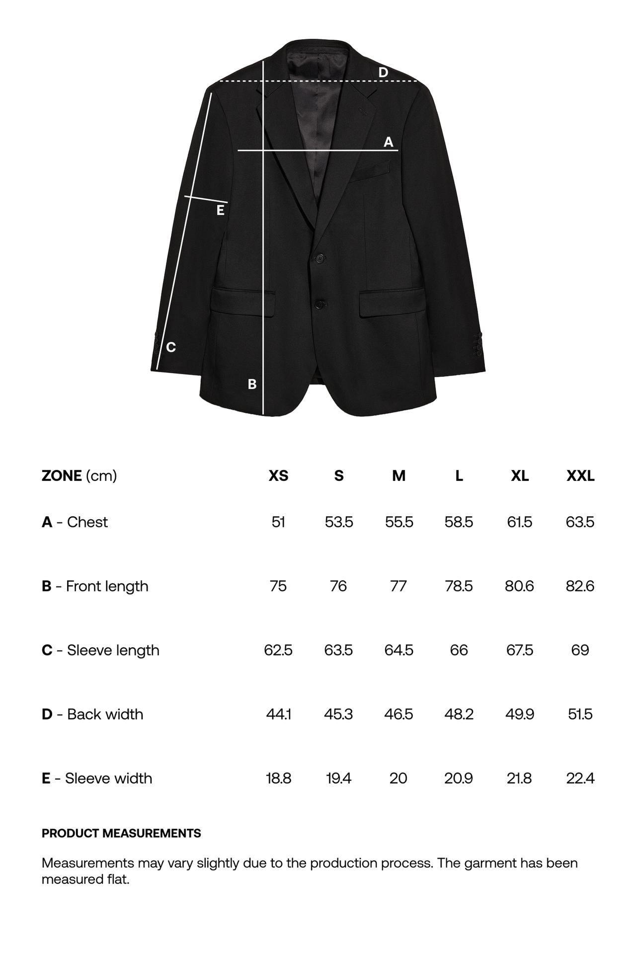 Suit blazer — BLACK
