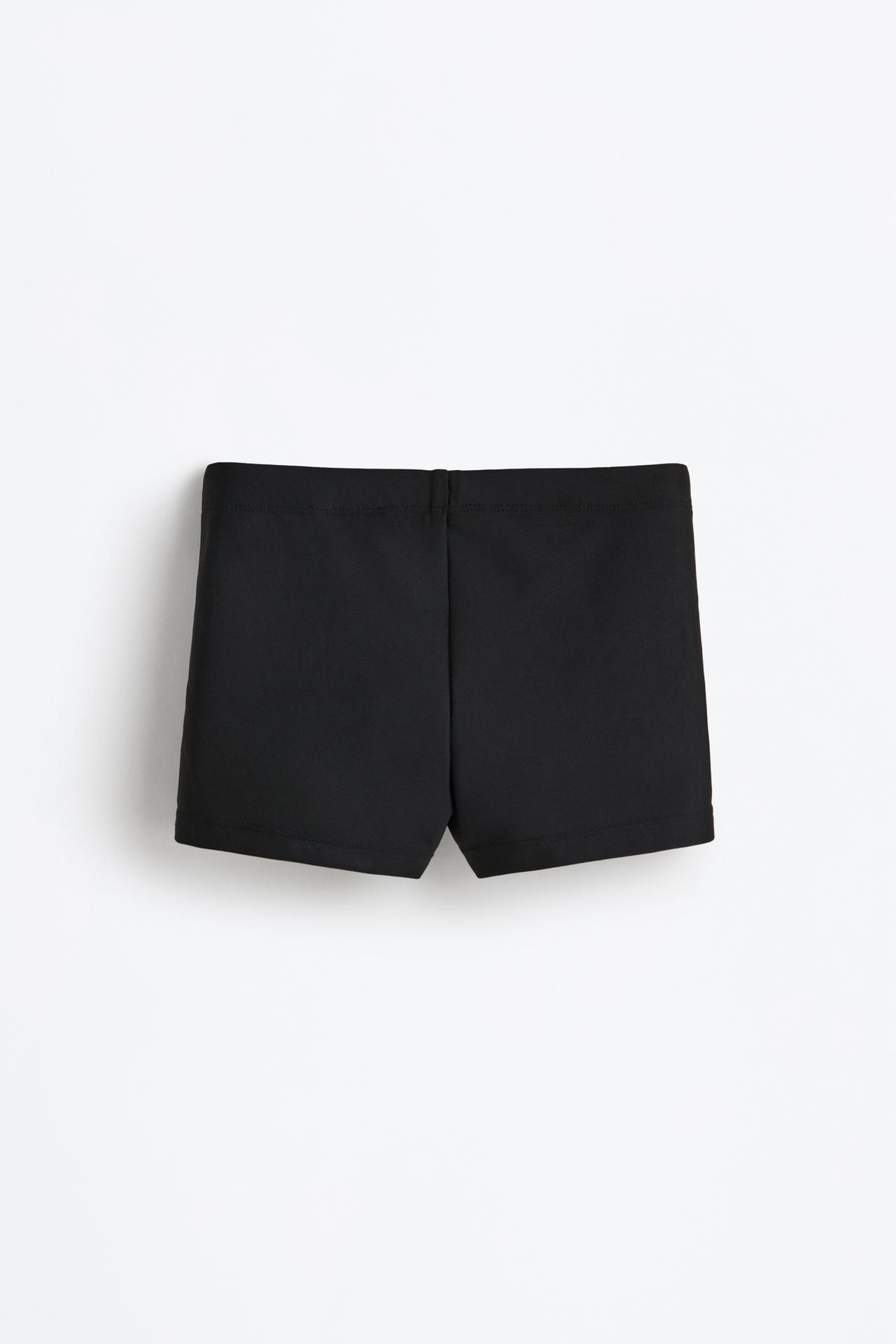 Boxer swimsuit — BLACK