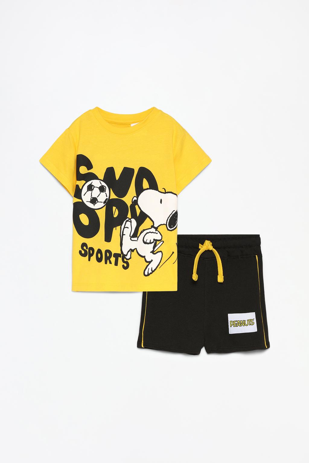 Conxunto camiseta e bermudas Snoopy Peanuts™