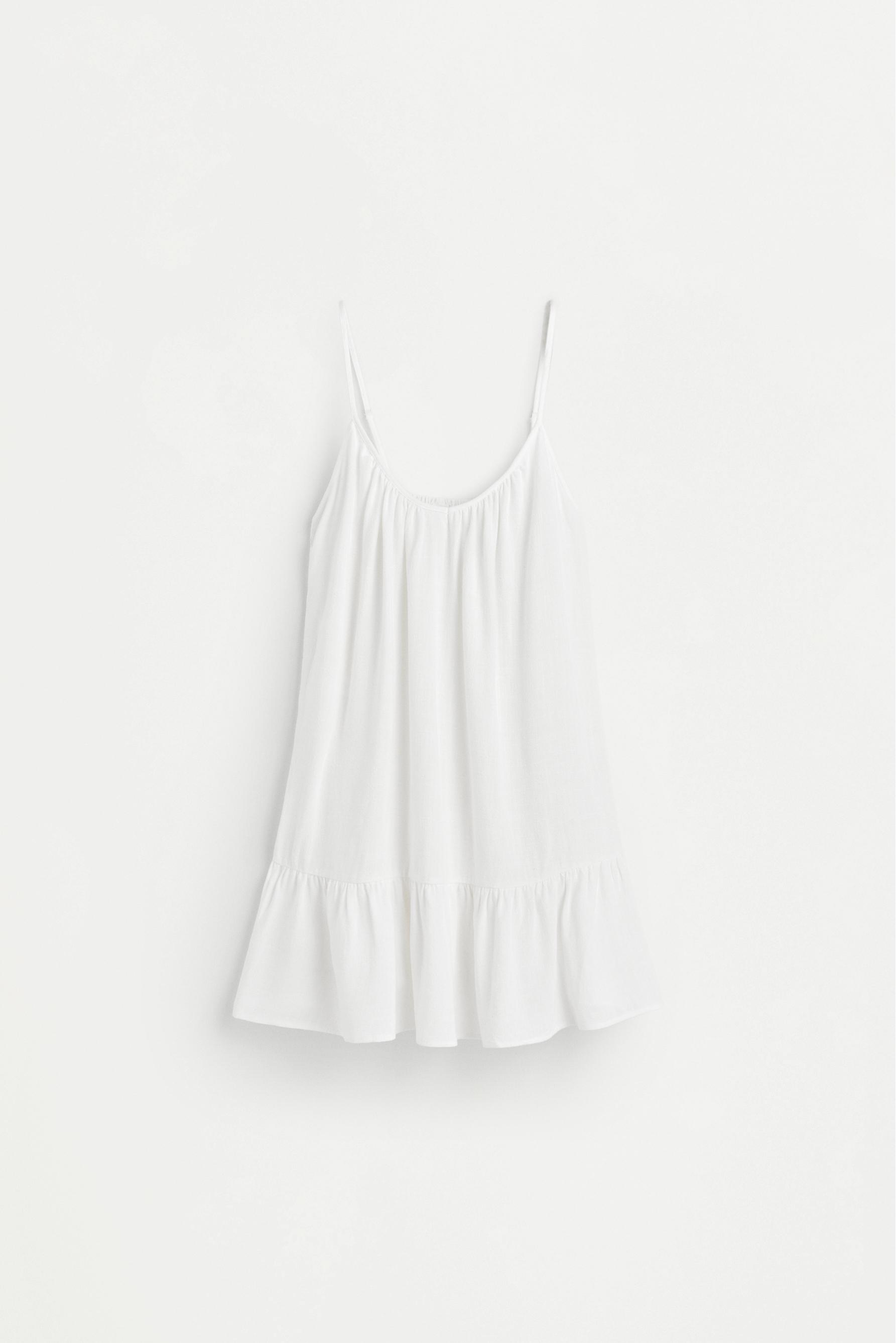 Short flowing dress — WHITE