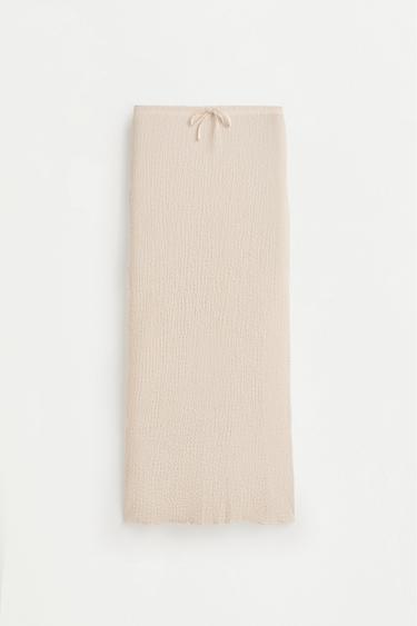 Textured midi skirt — OFF WHITE 6