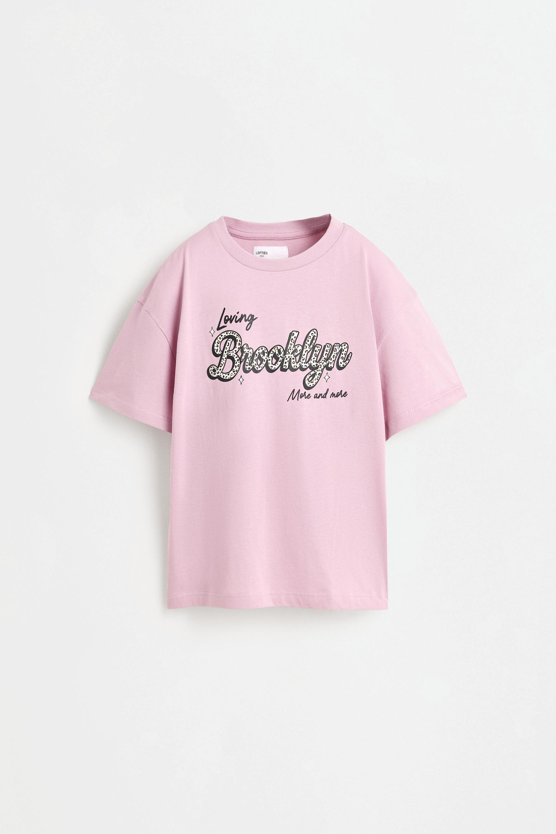 Printed T-shirt — PALE MAUVE