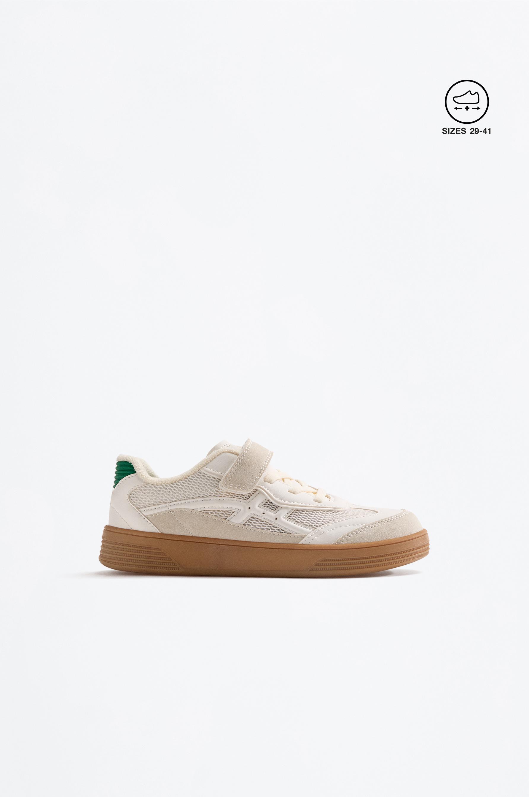 Combined sneakers — WHITE