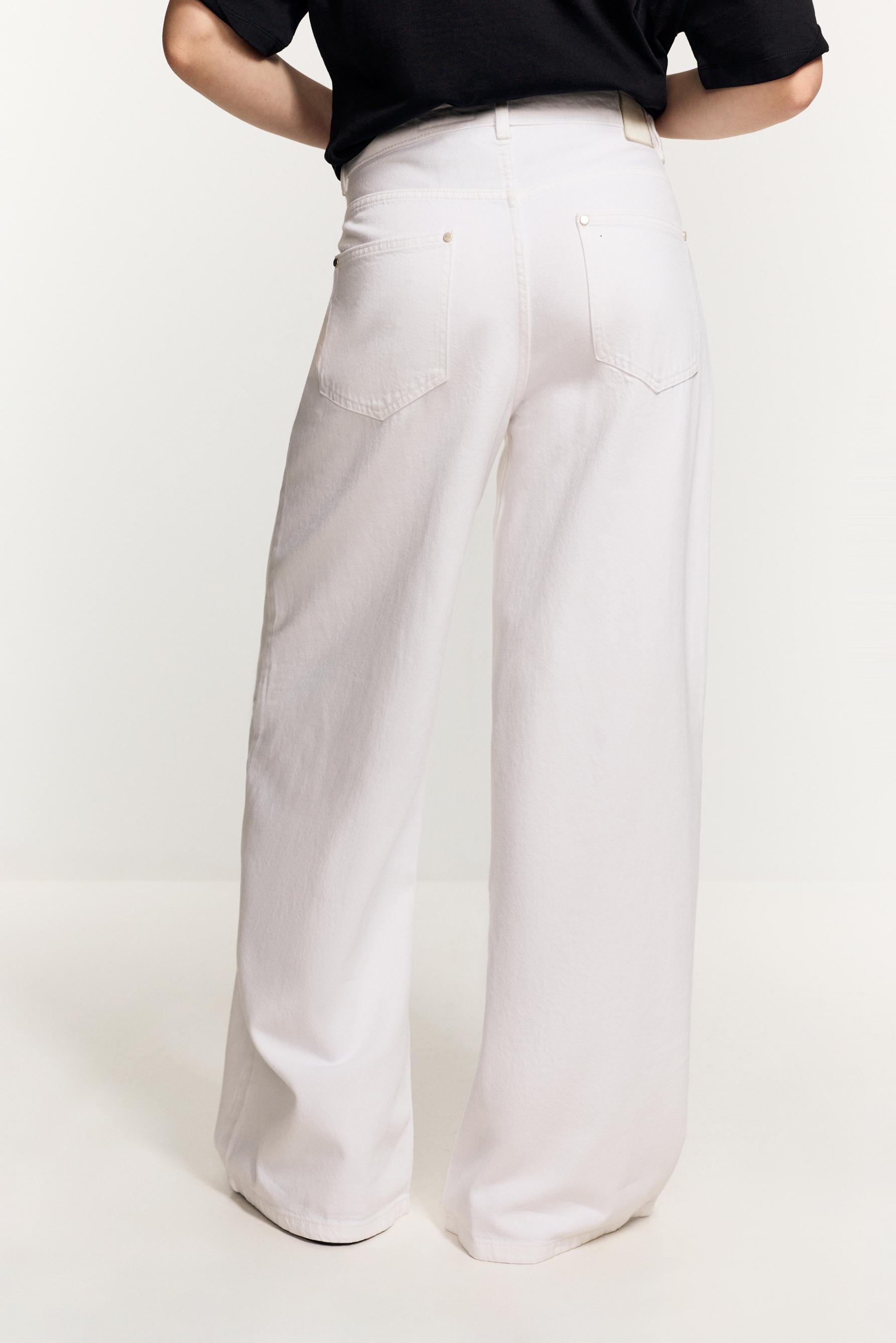 Wide-leg jeans — WHITE