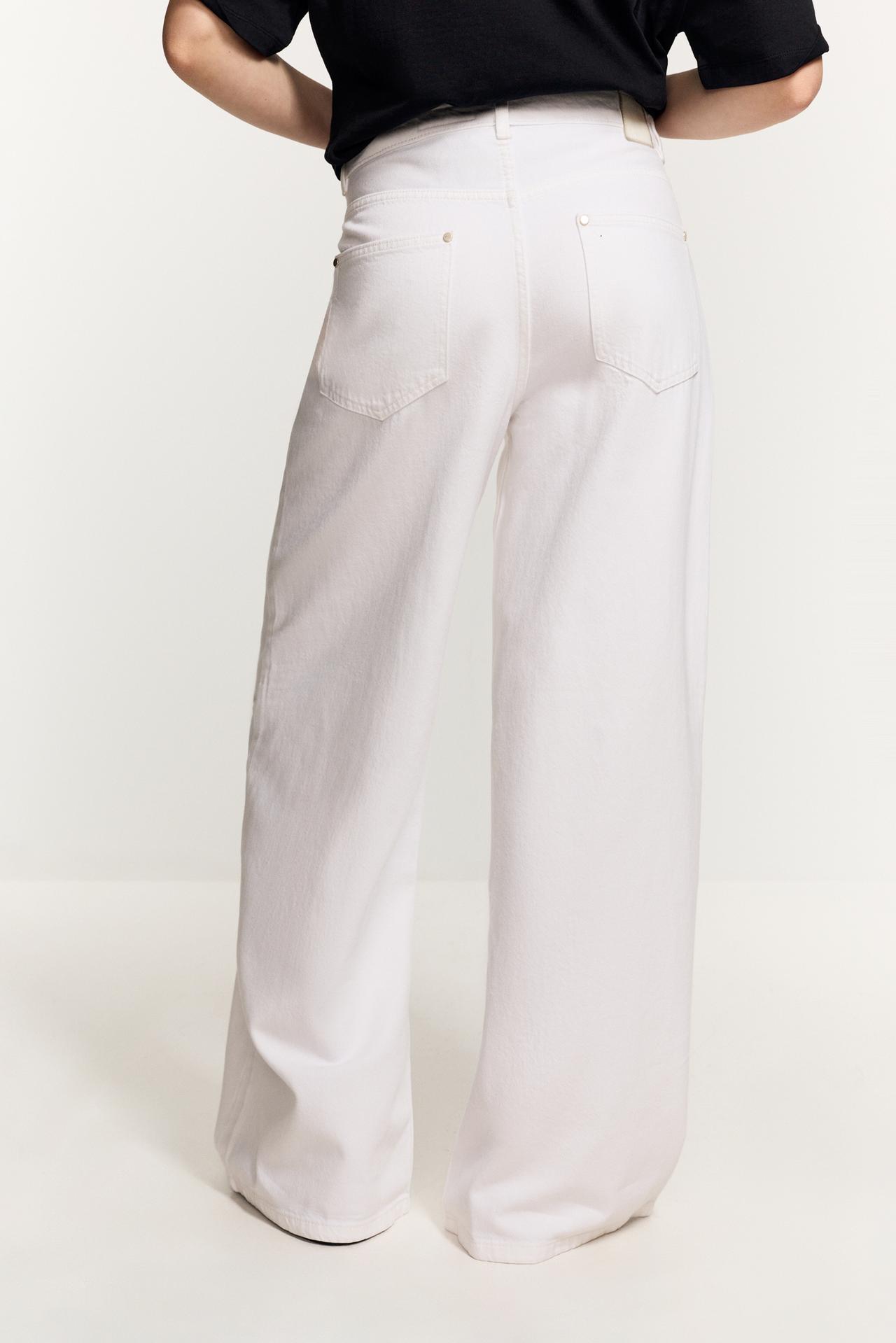 Wide-leg jeans — WHITE