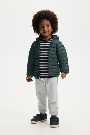 Lightweight hooded quilted jacket — TEAL GREEN 1