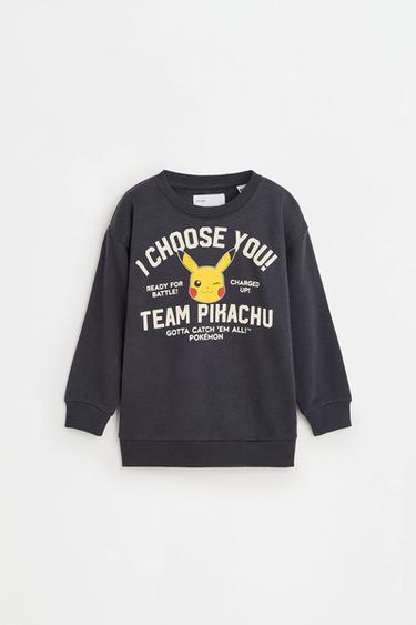 Pikachu Pokémon™ fleece sweatshirt and joggers set — ANTHRACITE GREY 2