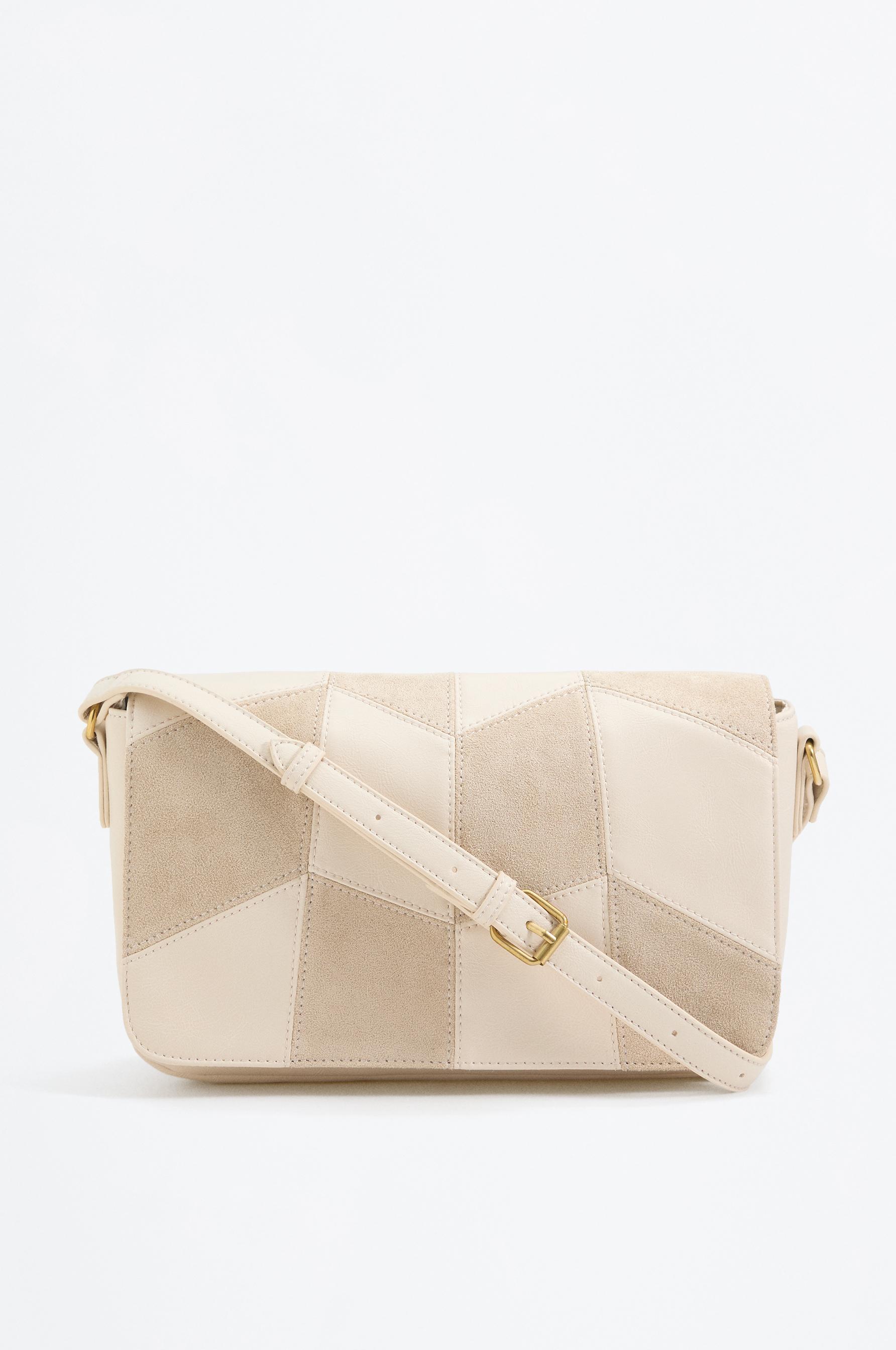 Bolso bandolera solapa detalle patchwork