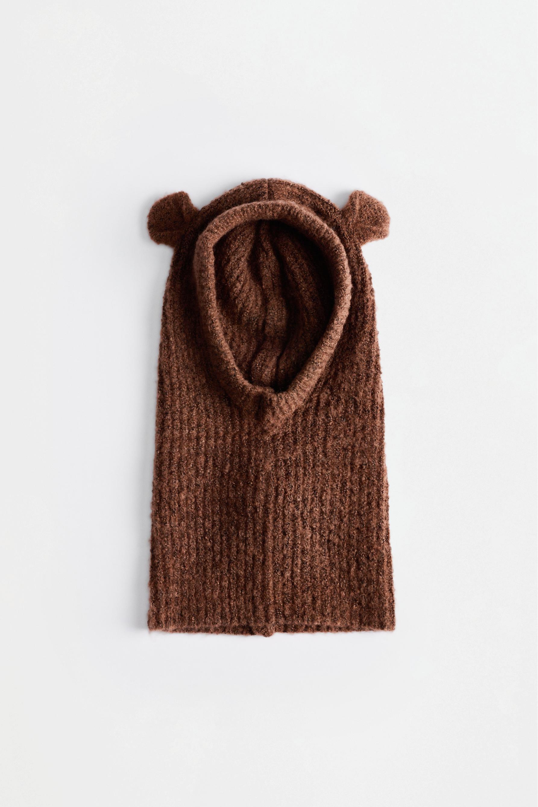 Bear balaclava — BROWN