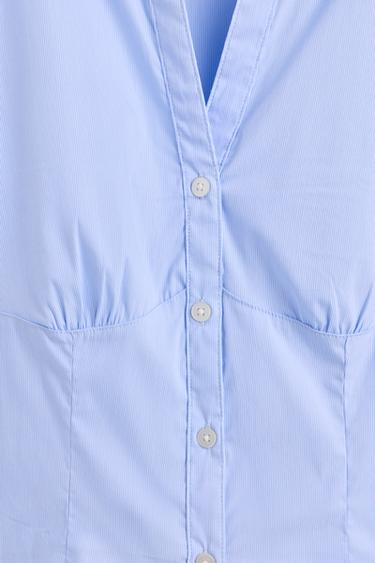 Poplin shirt — STRIPED 7