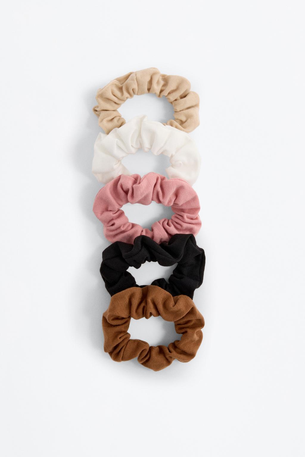Pack 5 scrunchies