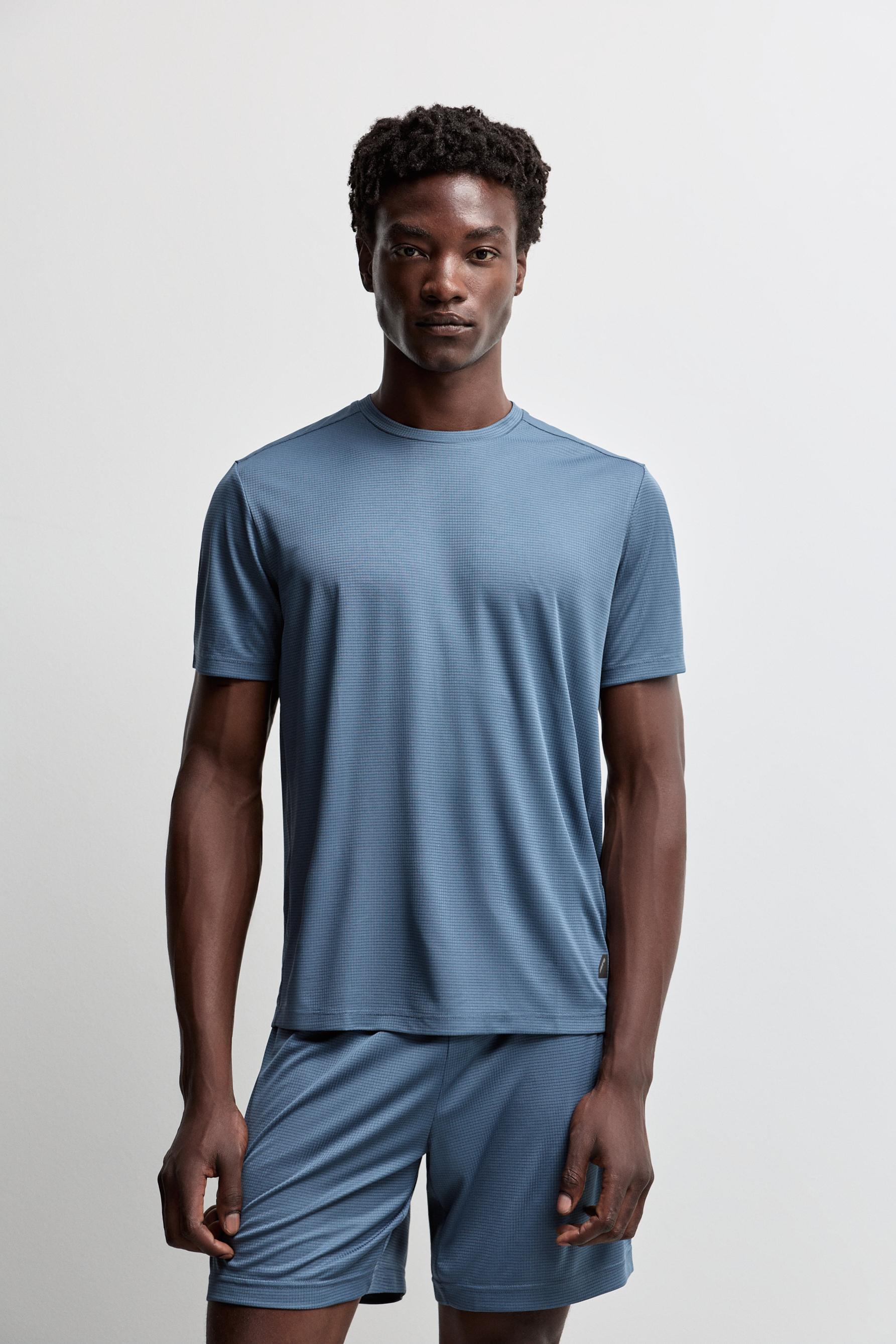 Sports T-shirt — STEEL BLUE