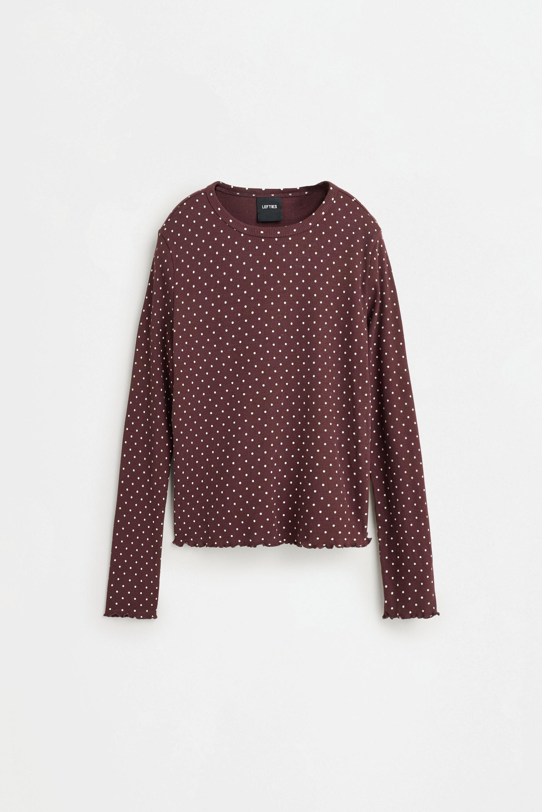 Long printed pyjamas — BROWN