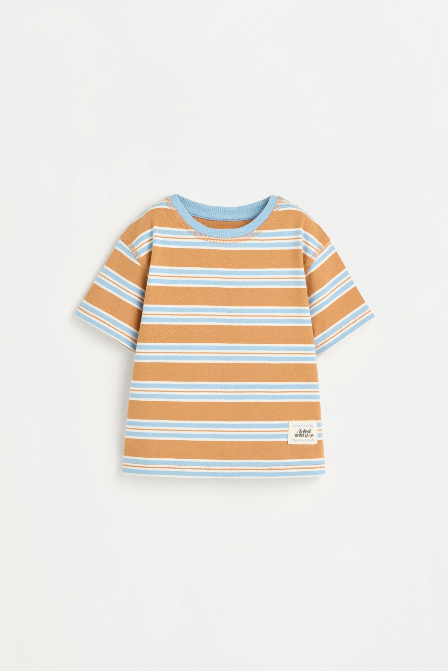 Striped T-shirt — MUSTARD