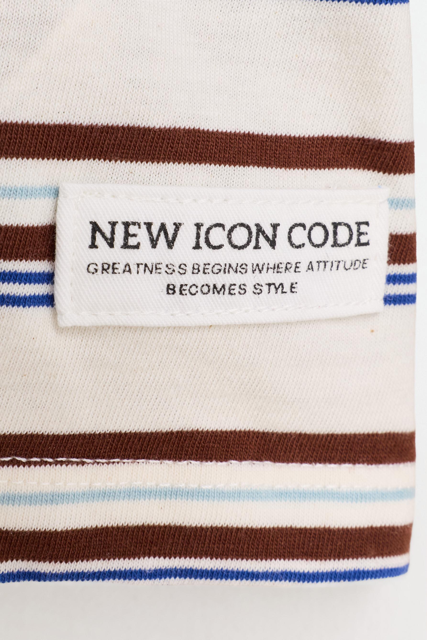Striped T-shirt — ECRU