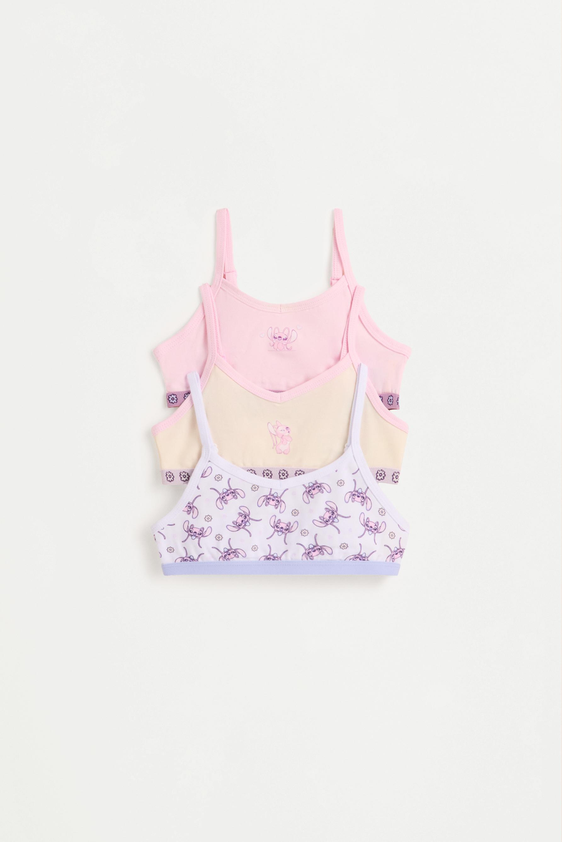 Angel & Stitch ©Disney tops (3-pack) — LILAC PINK