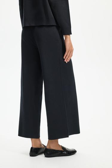 Knit culottes — BLACK 5