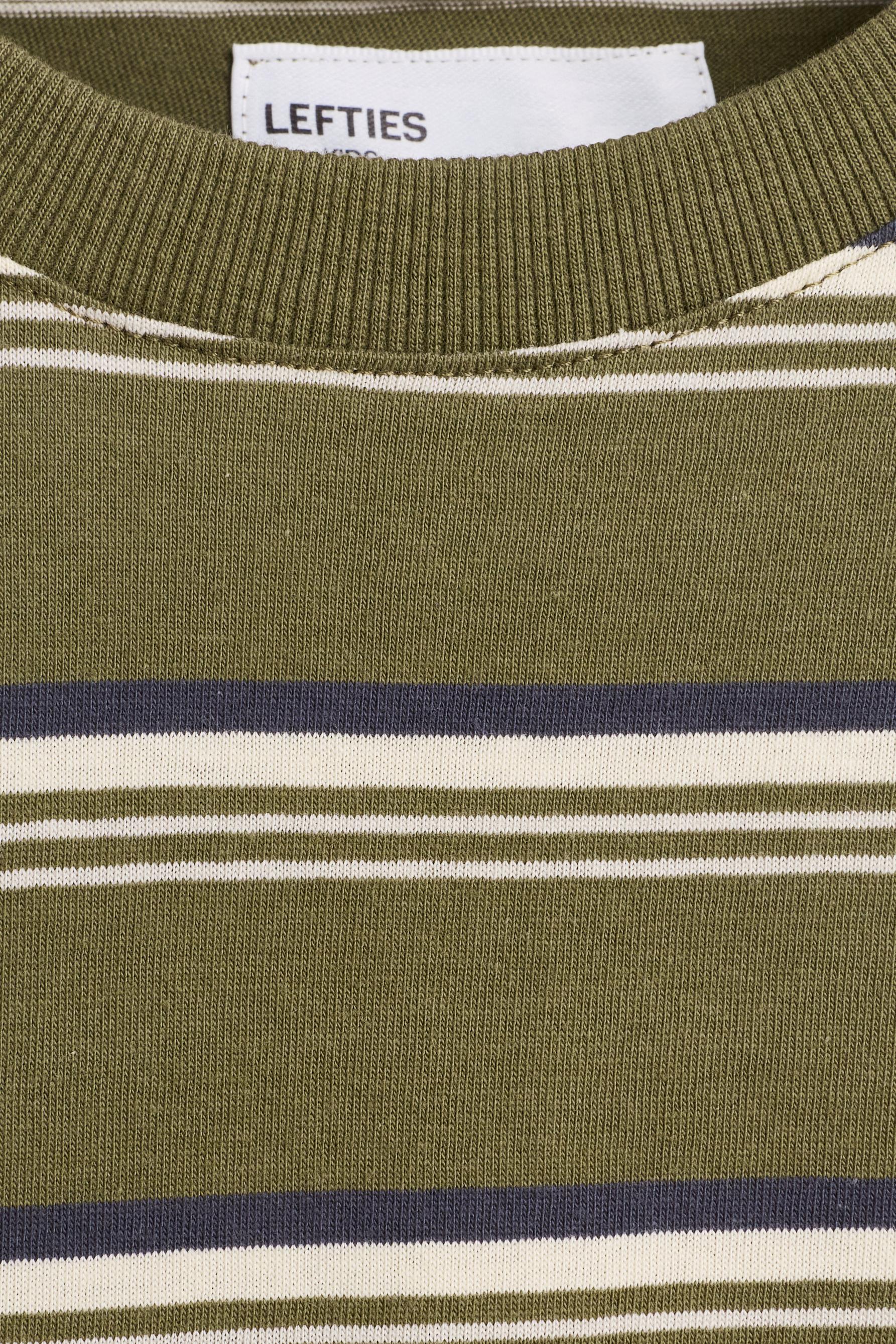 Striped T-shirt — KHAKI