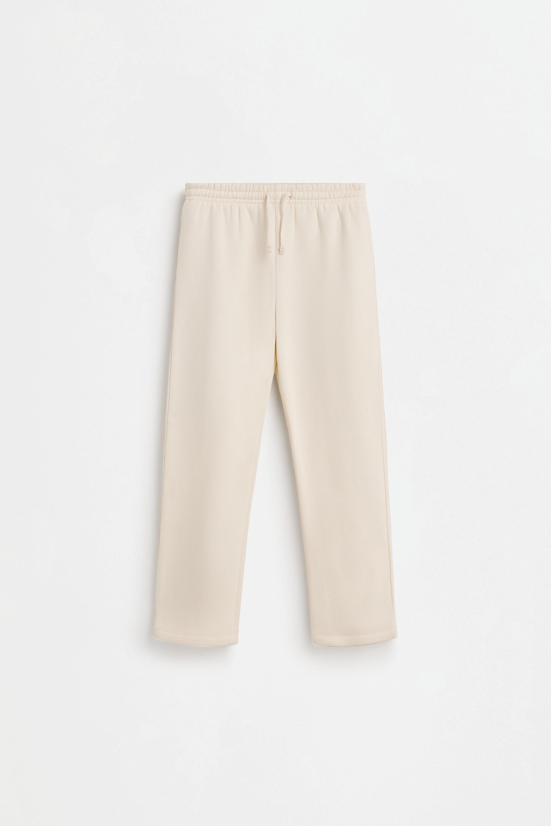 Straight-leg plush trousers — BUTTER
