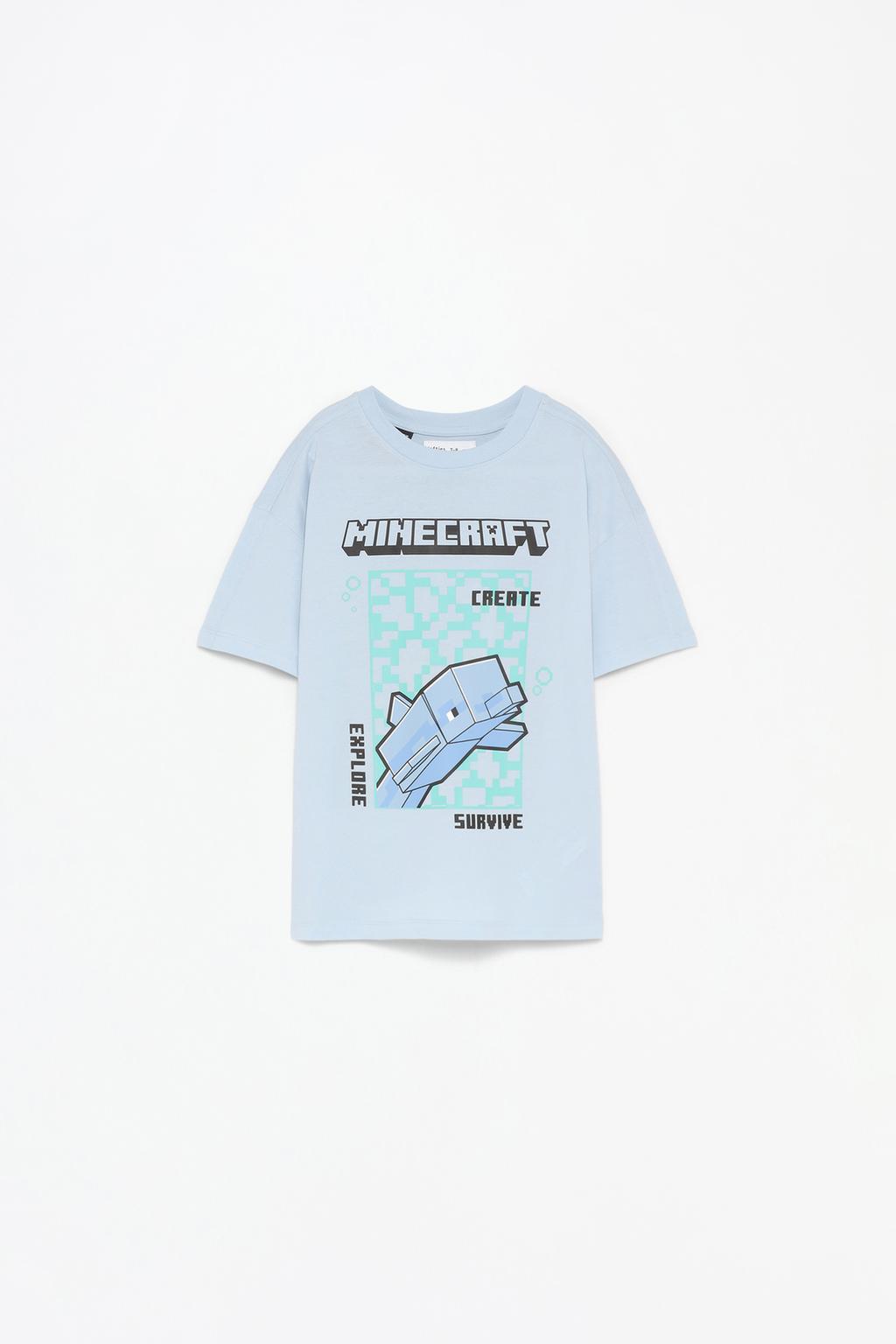 Camiseta delfín Minecraft