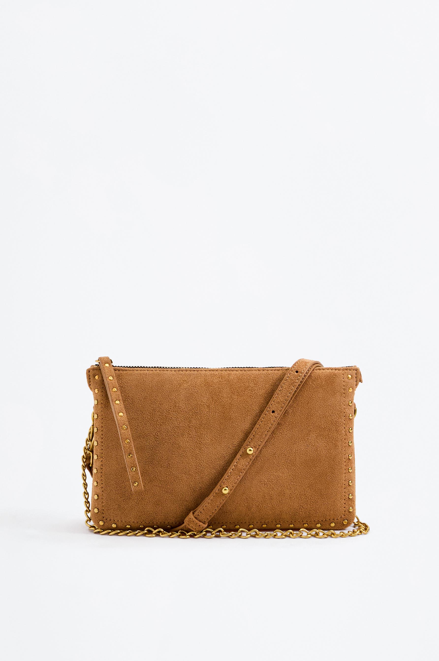 Faux suede shoulder bag - New In - BAGS - Woman | LEFTIES Jordania
