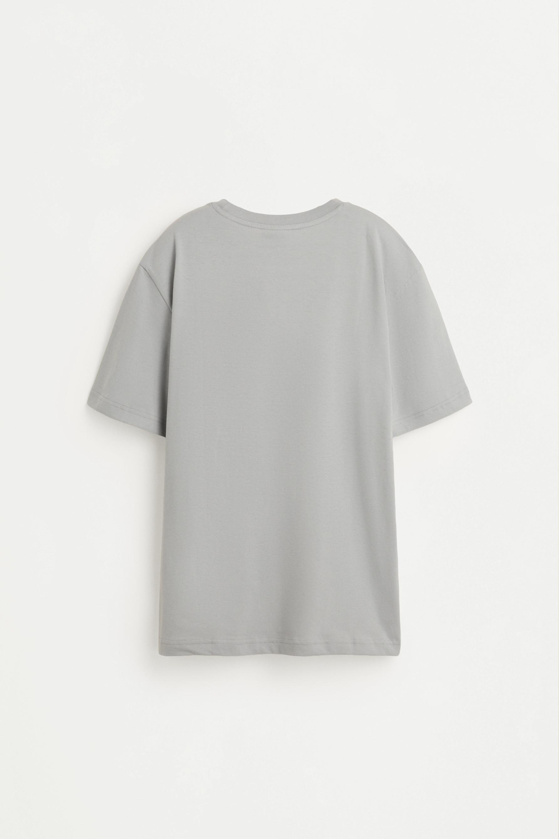 3-pack of printed T-shirts — STEEL