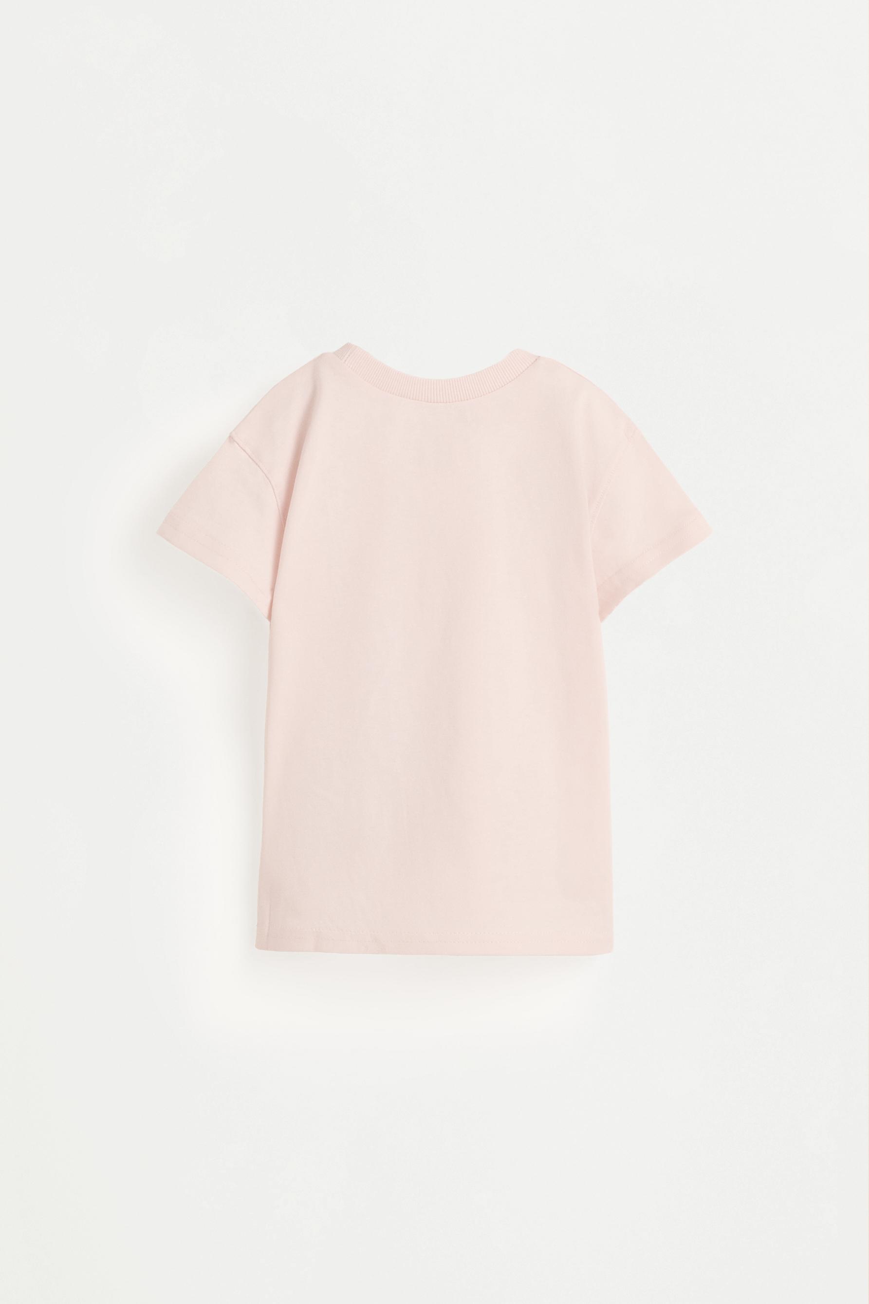 4-pack of plain T-shirts — PALE MAUVE