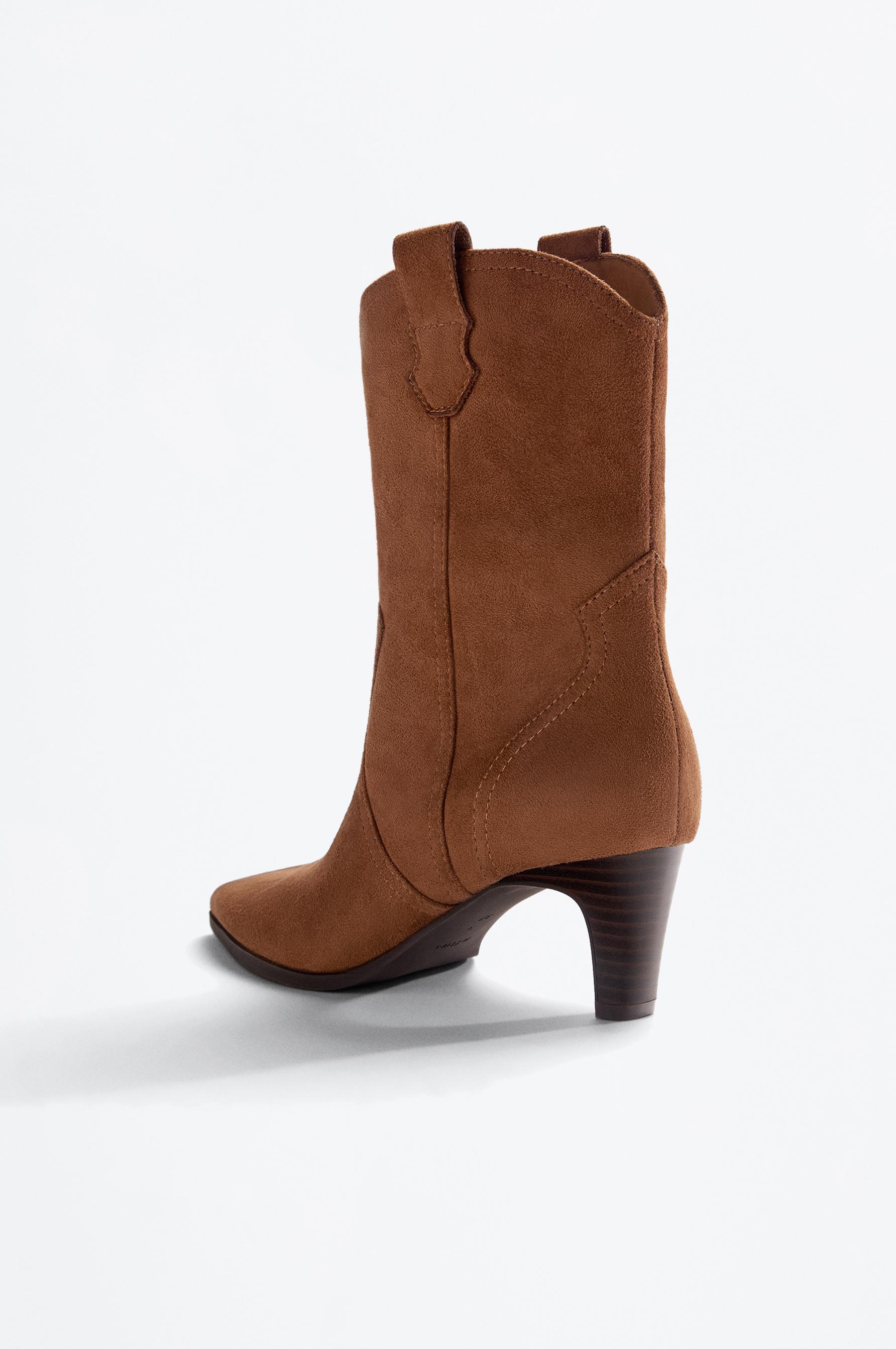 Cowboy ankle boot — LEATHER
