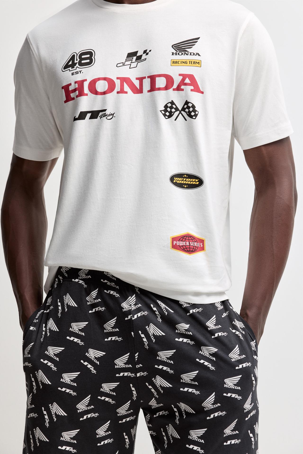 Honda short pyjamas — WHITE