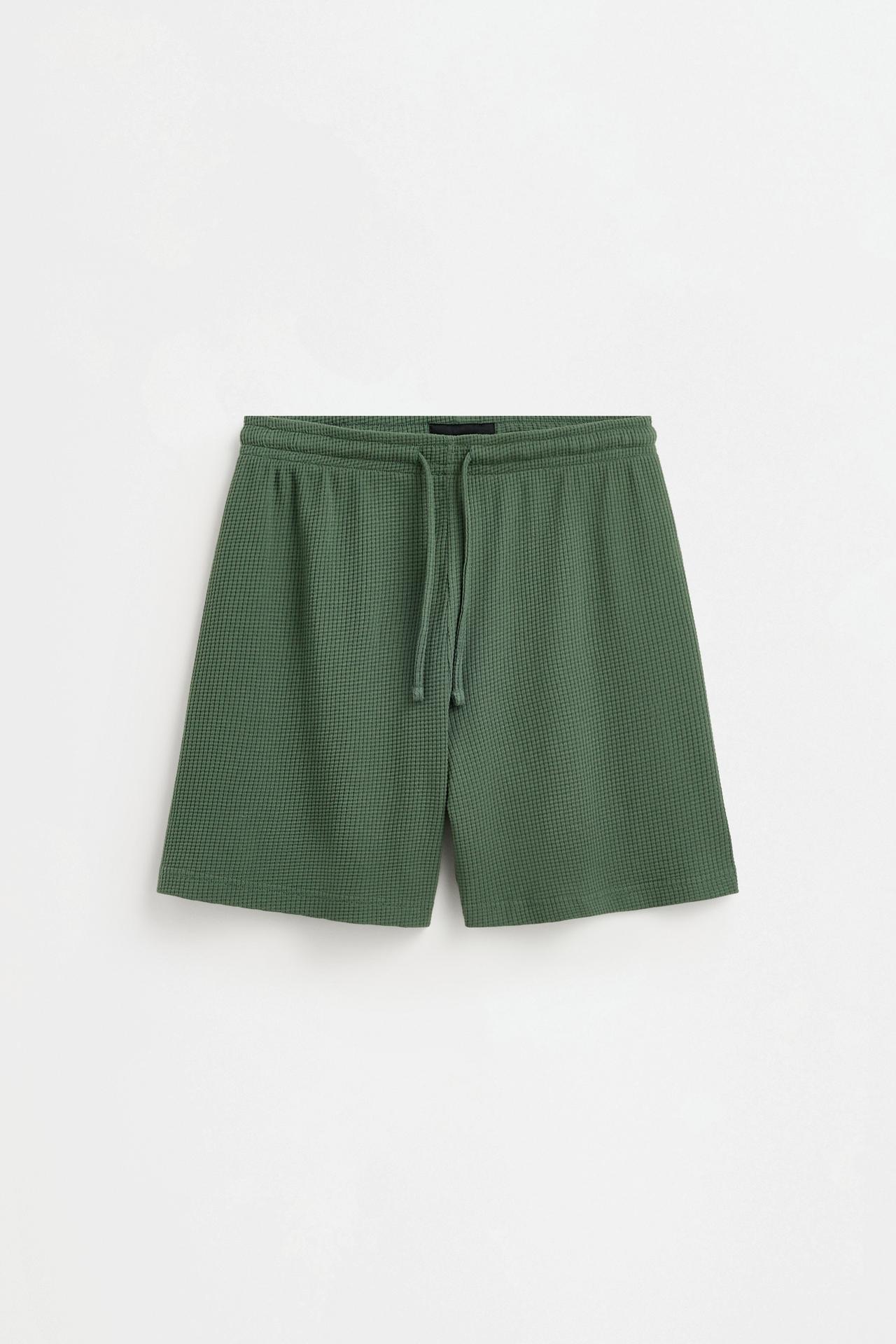 Short printed pyjamas — EMERALD GREEN