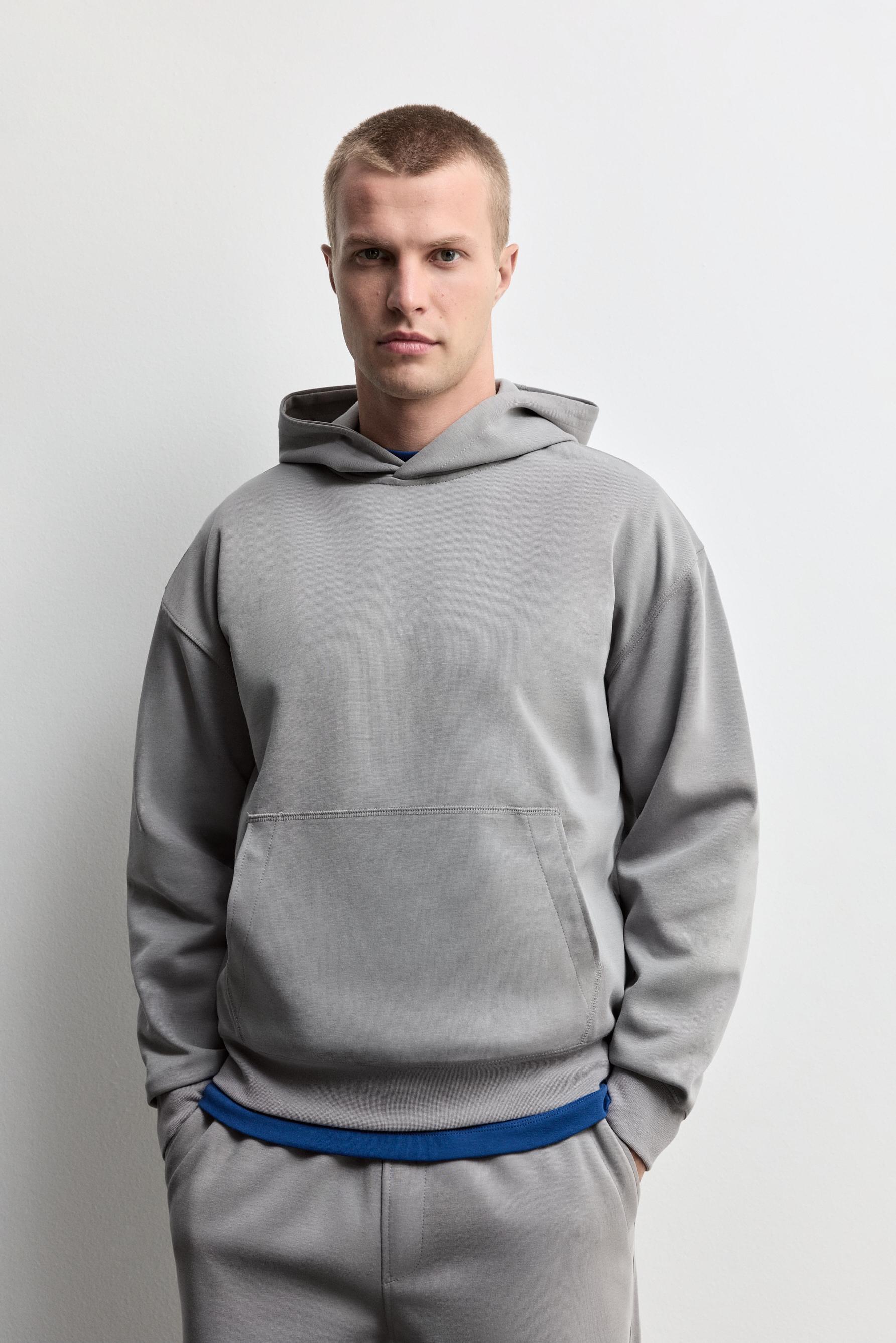 Interlock hoodie — MEDIUM GREY