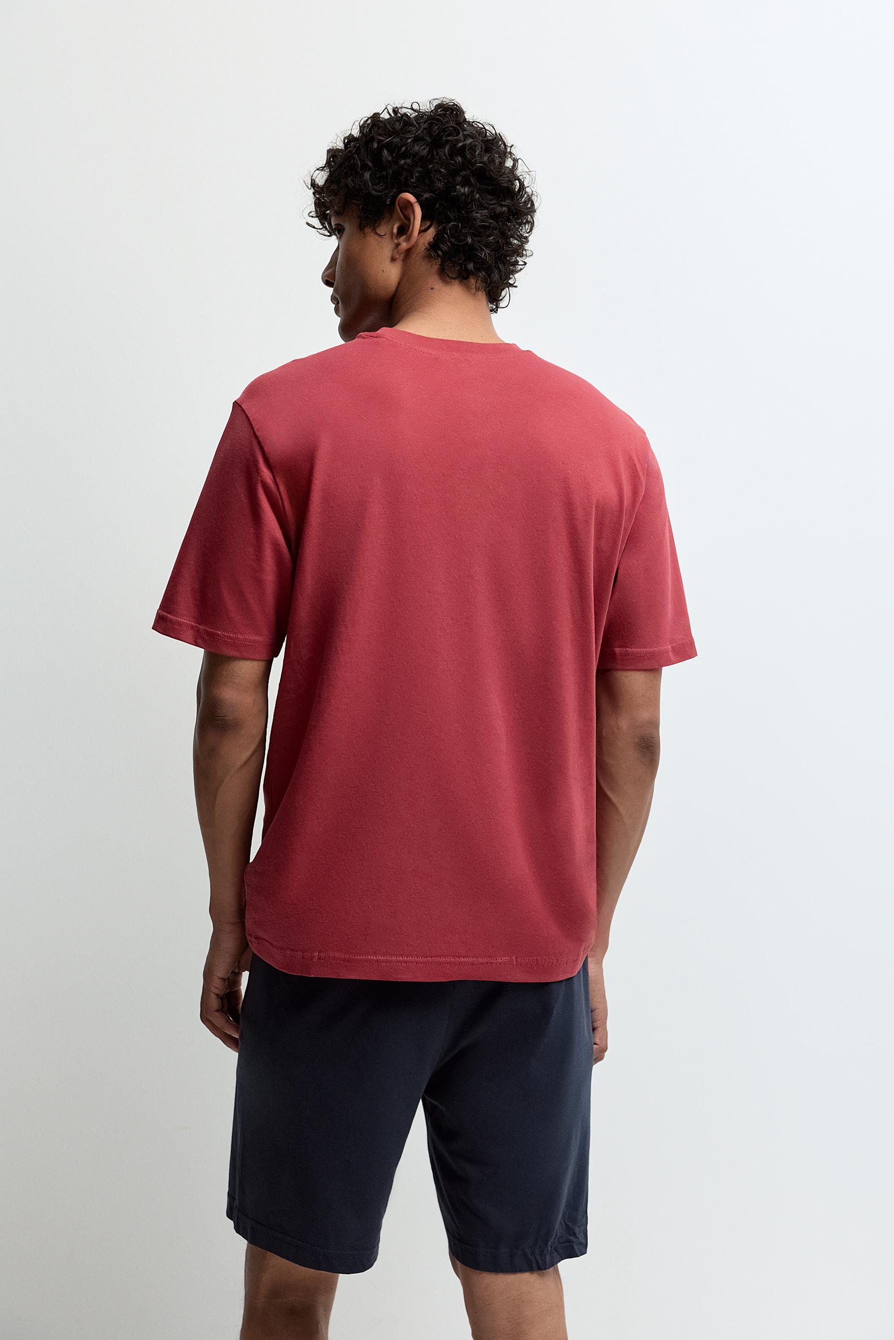 Short printed pyjamas — RED