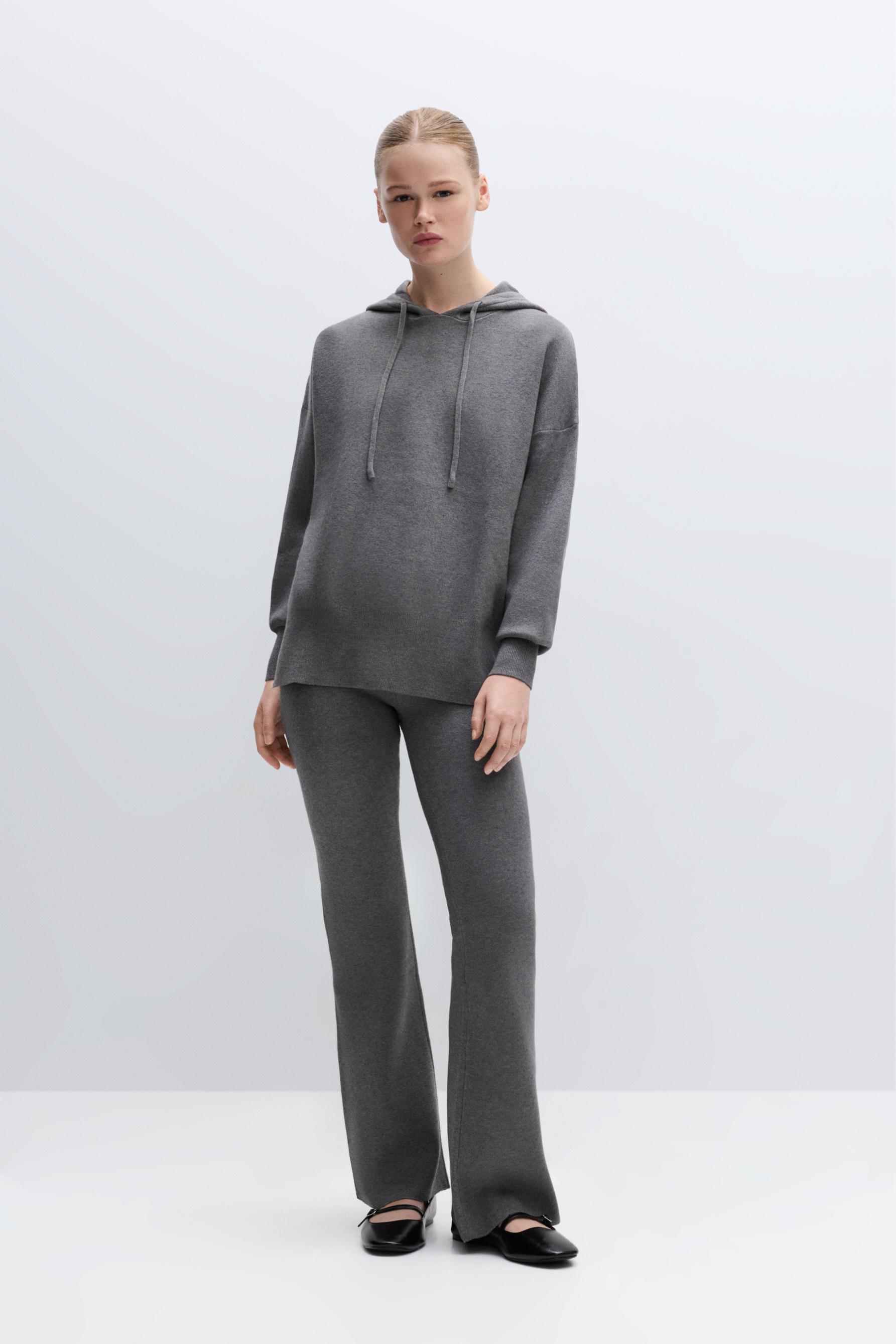 Pantalón flare punto