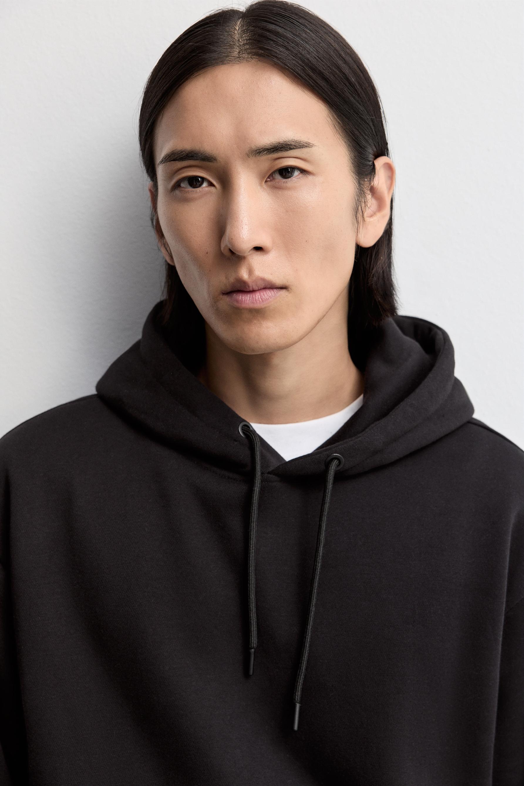 Basic hoodie — BLACK