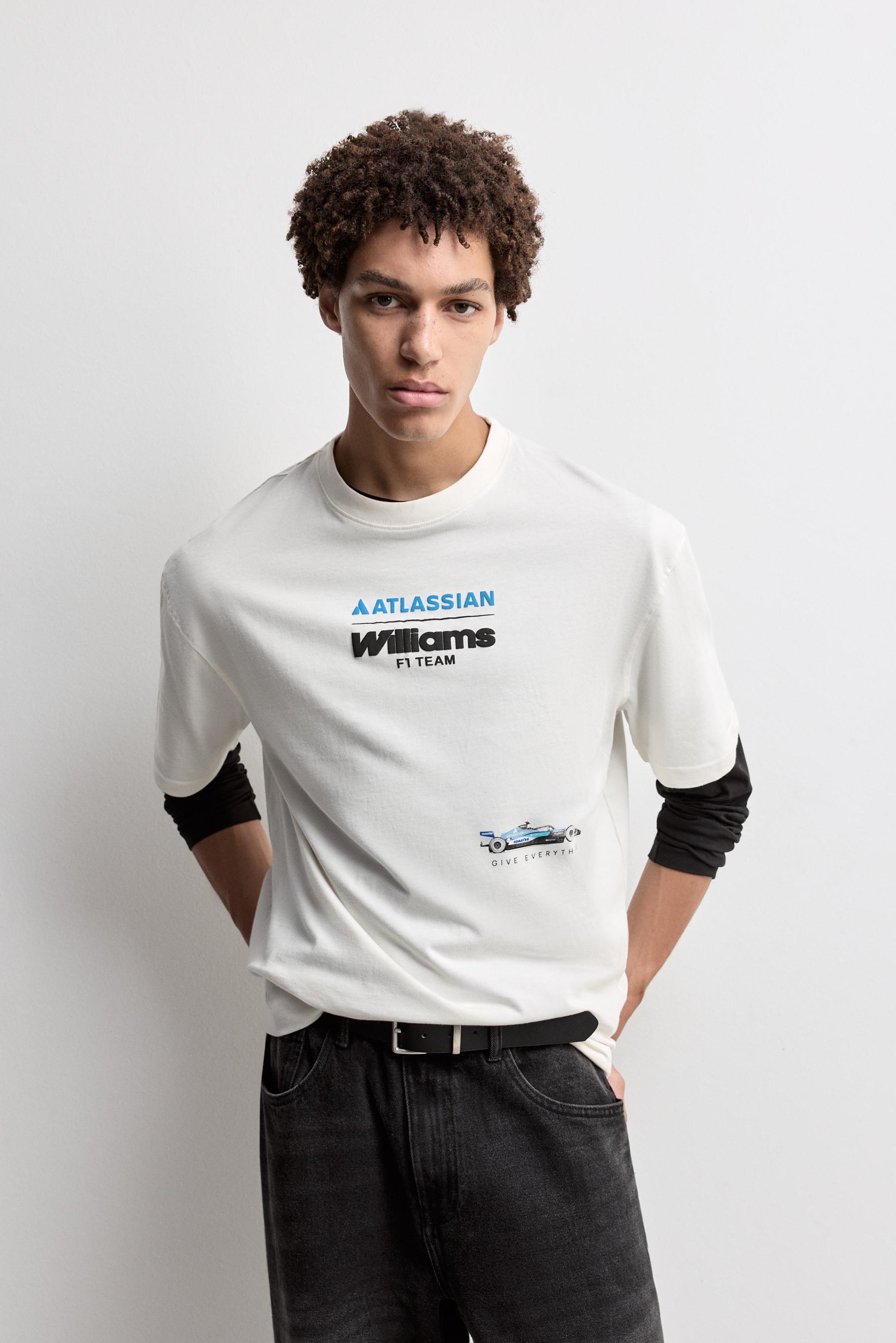 ©2026 Williams print T-shirt — OFF WHITE