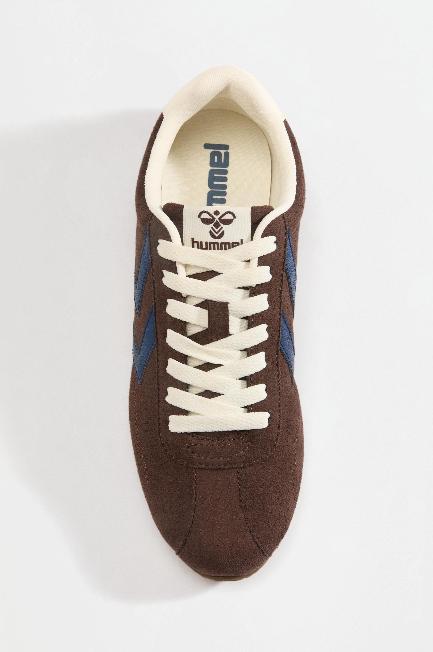 Hummel slim sole sneakers — BROWN