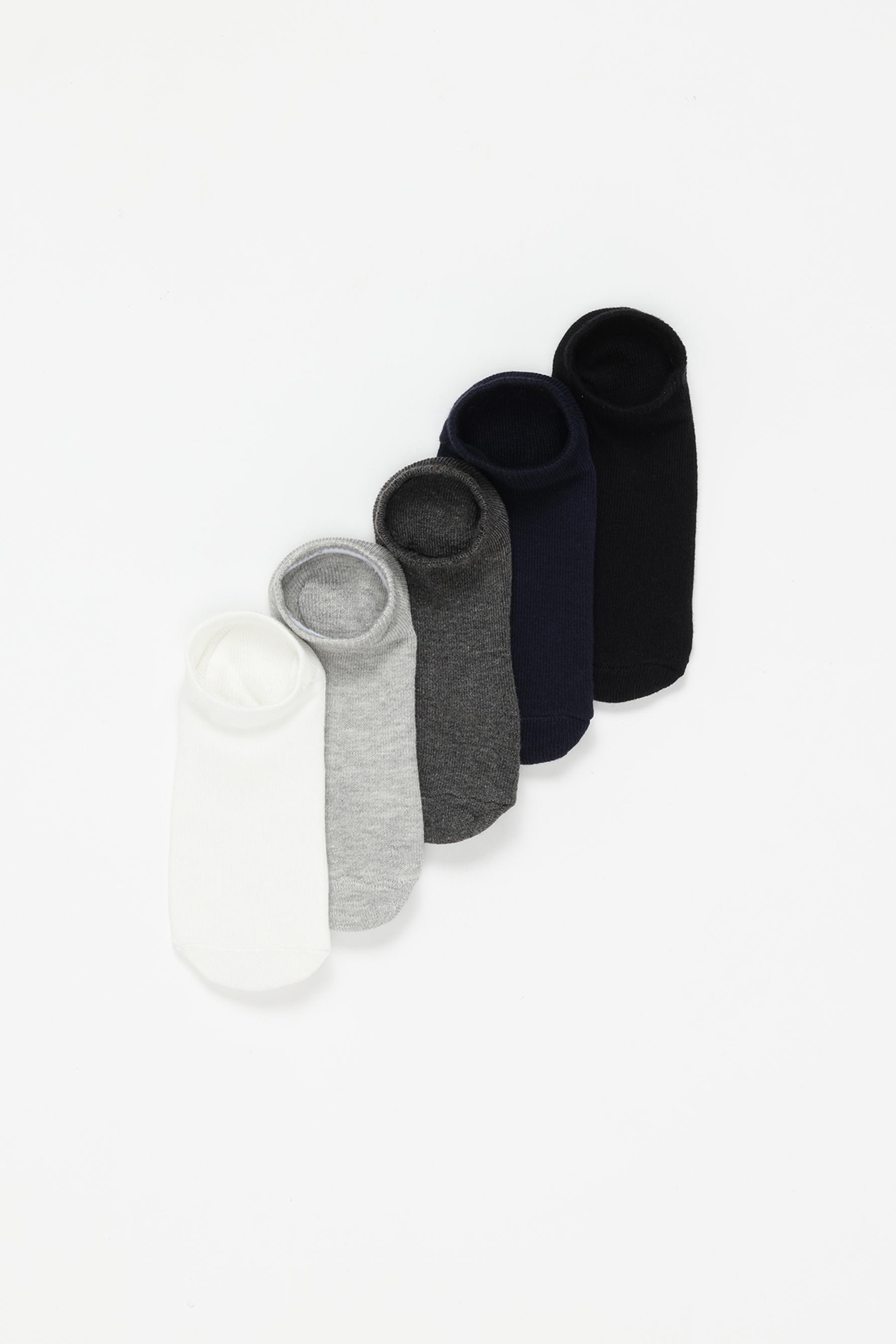 Pack 5 calcetines invisibles básicos