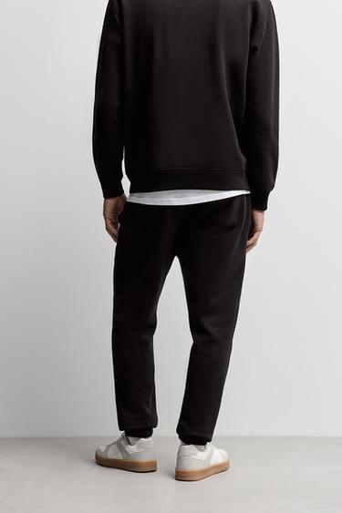 Slim fit tracksuit bottoms — BLACK 4